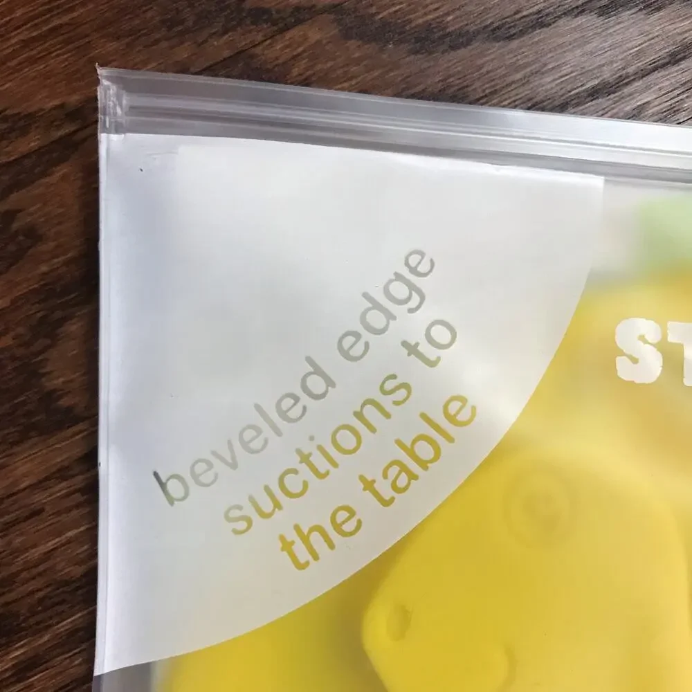 Stegos The Dinomat New In Travel Bag BPA Silicone Suction Placemat & Dish